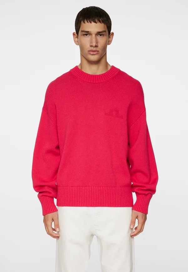 EDDY CREW NECK - Strickpullover - azalea