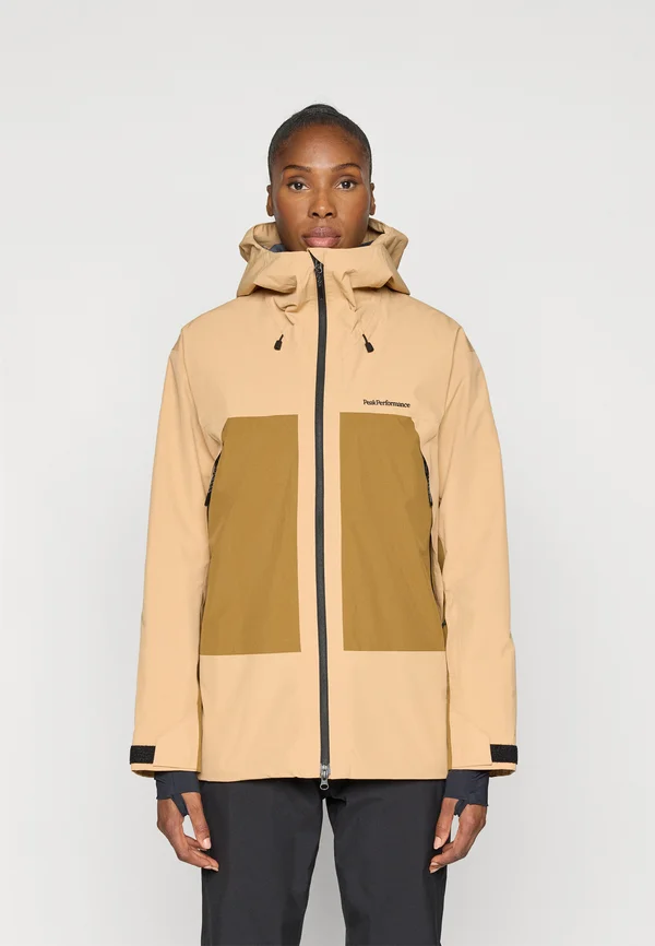 EDGE INSULATED JACKET - Skijacke - sierra sand/earthy summit