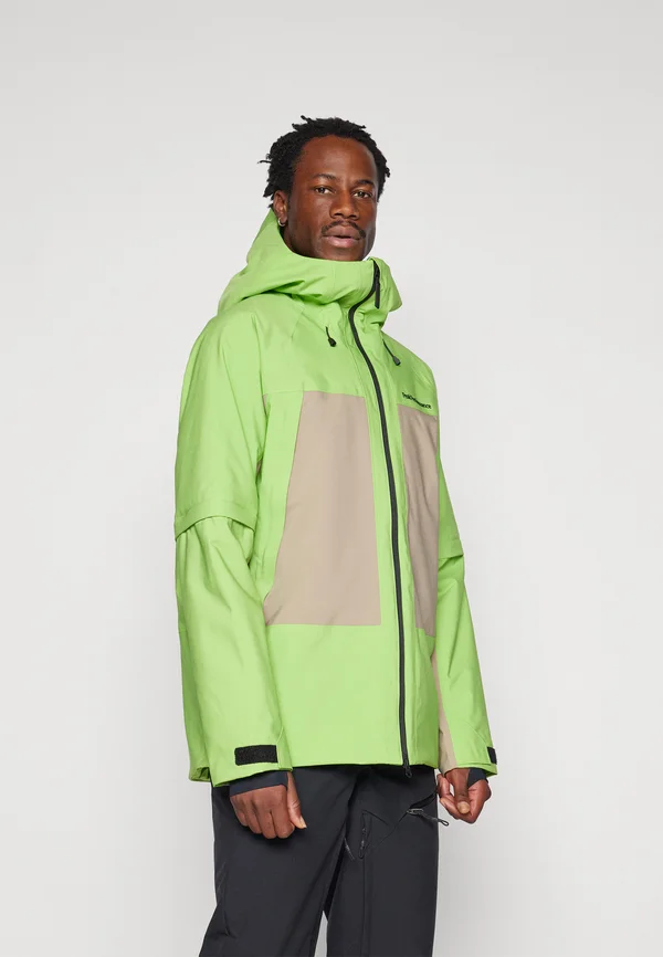 EDGE INSULATED JACKET - Skijacke - stand out green/avid beige