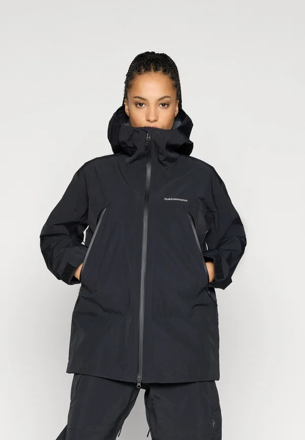 EDGE JACKET - Hardshelljacke - black