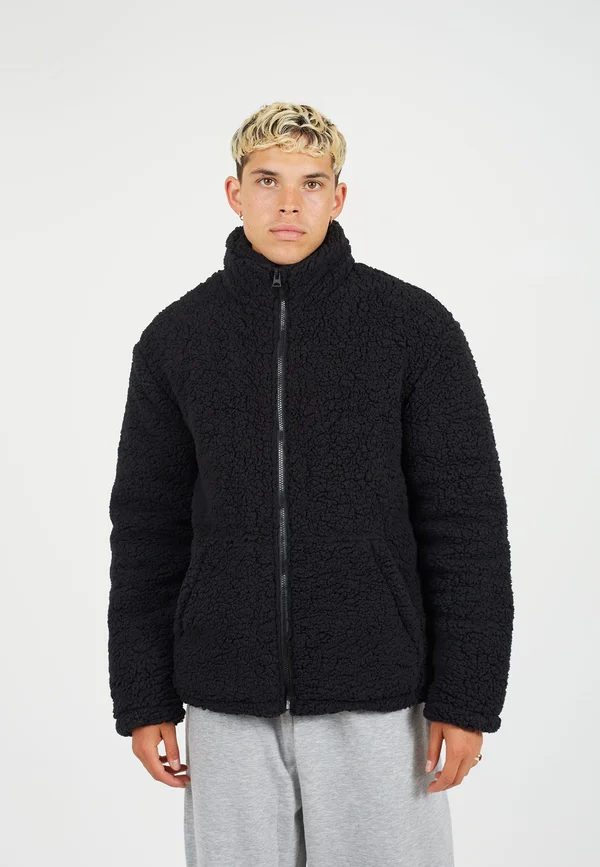 EDISON - Fleecejacke - black
