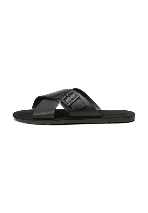 EDLEM - Pantolette flach - black