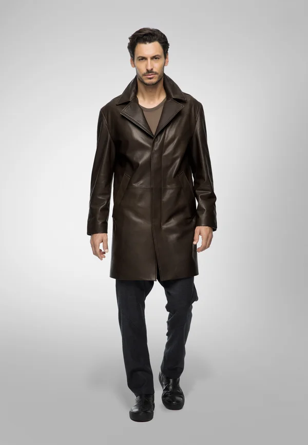 EFFE - Klassischer Mantel - brown