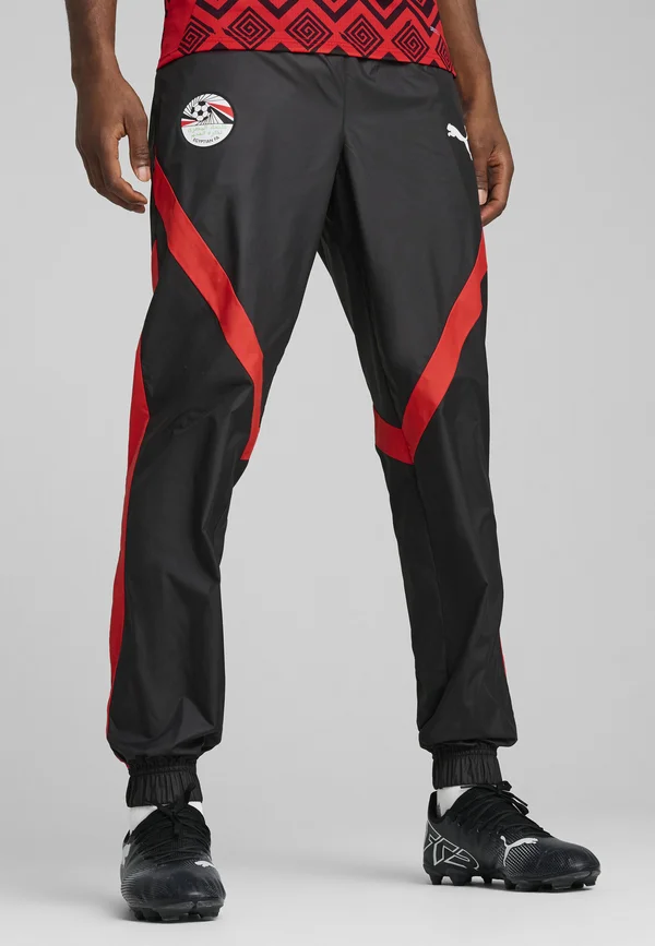 EGYPT FA PREMATCH WOVEN PANT - Jogginghose - black red