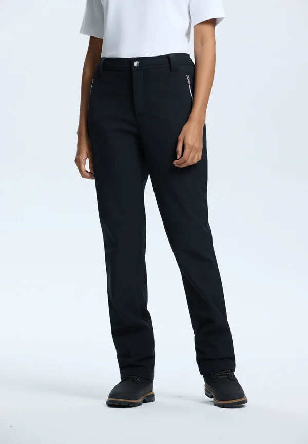 EIKNIEMI - Stoffhose - schwarz