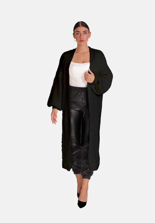 ELARA - Strickjacke - schwarz