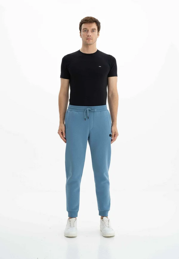 ELASTIC WAIST  - Jogginghose - blue