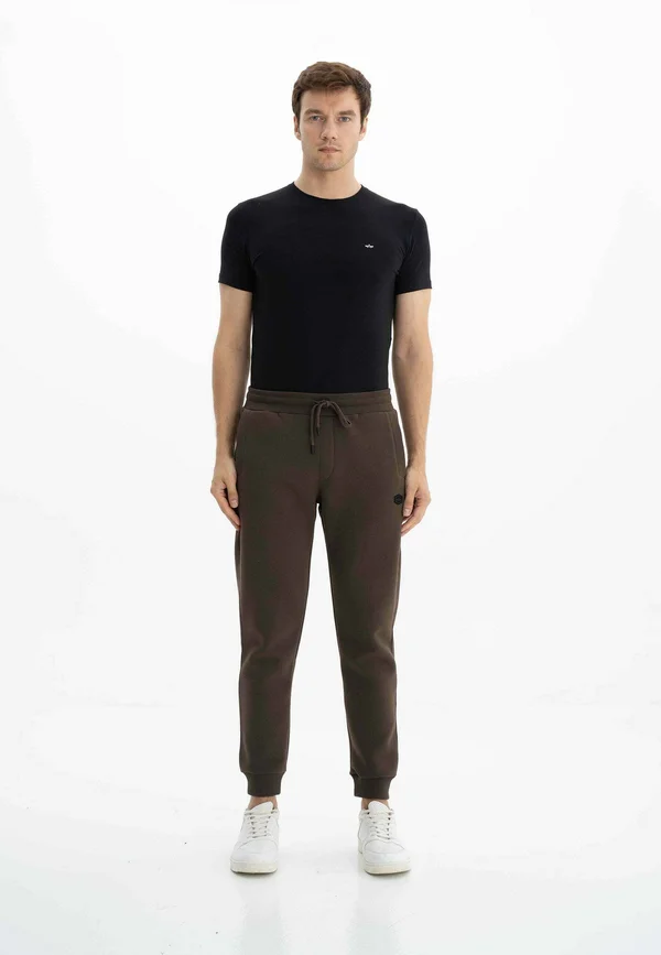 ELASTIC WAIST  - Jogginghose - brown