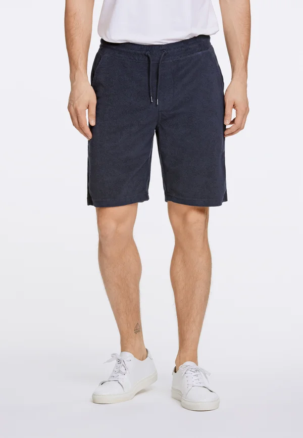ELASTIC WAIST - Shorts - navy