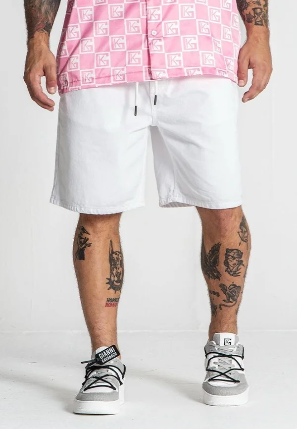 ELASTIC WAIST - Shorts - white