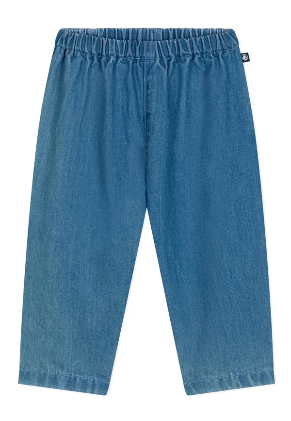 ELASTICATED WAIST - Jeans Straight Leg - blue