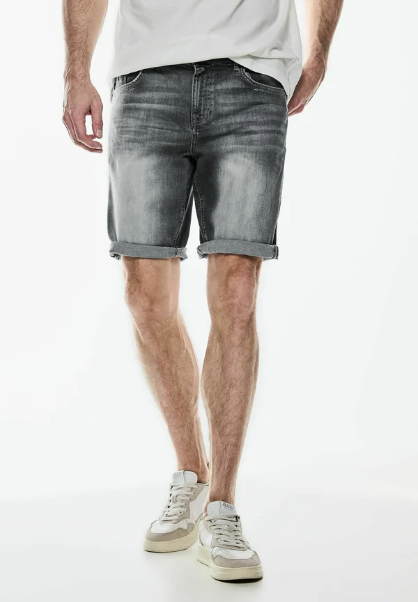 ELASTISCHE - Jeans Shorts - grau