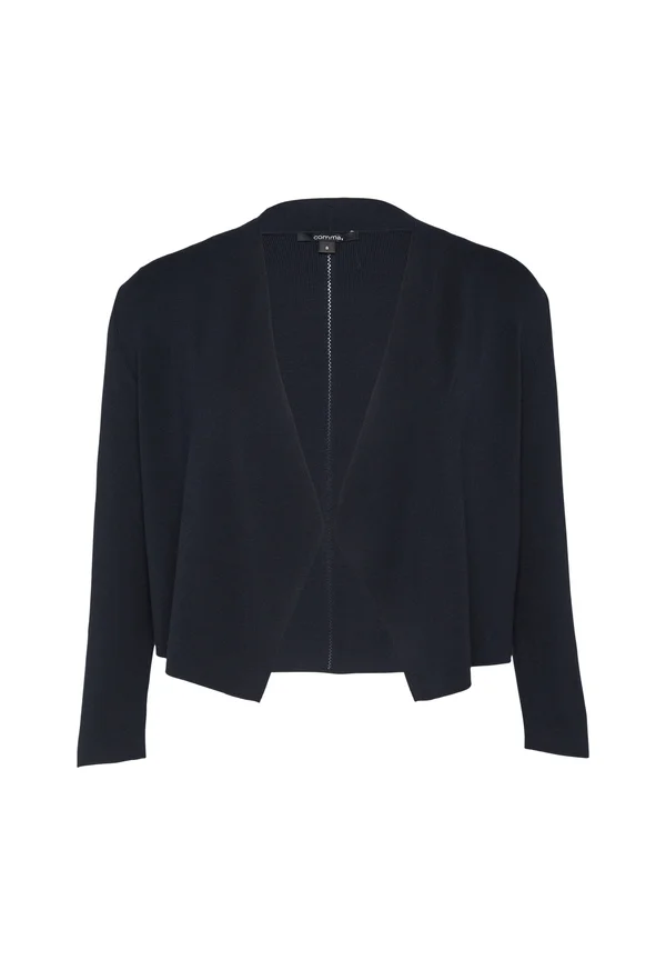 ELASTISCHER IM MIT 3/4 ÄRMELN - Strickjacke - navy