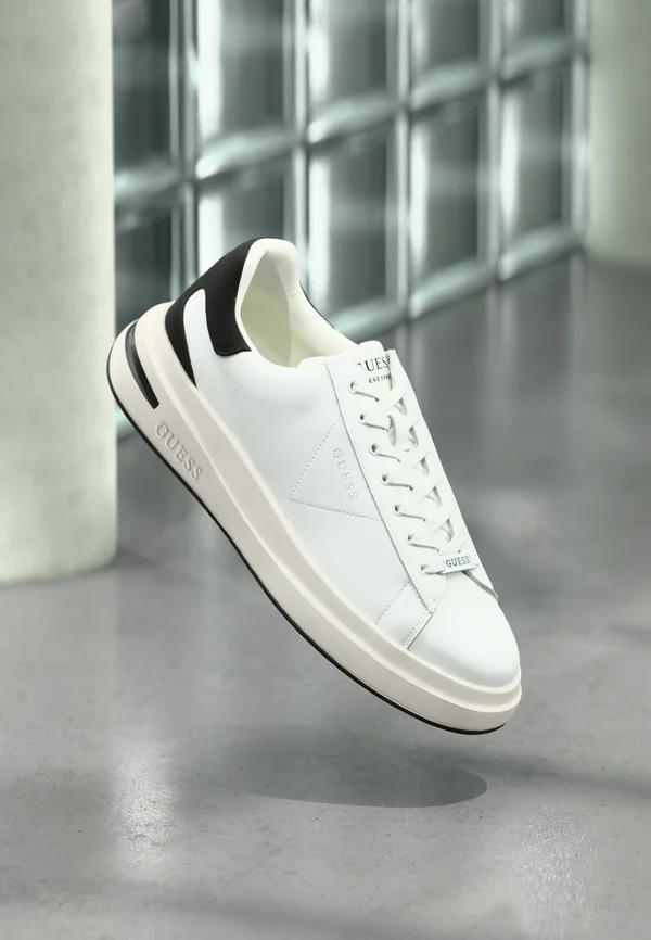 ELBA - Sneaker low - white/black