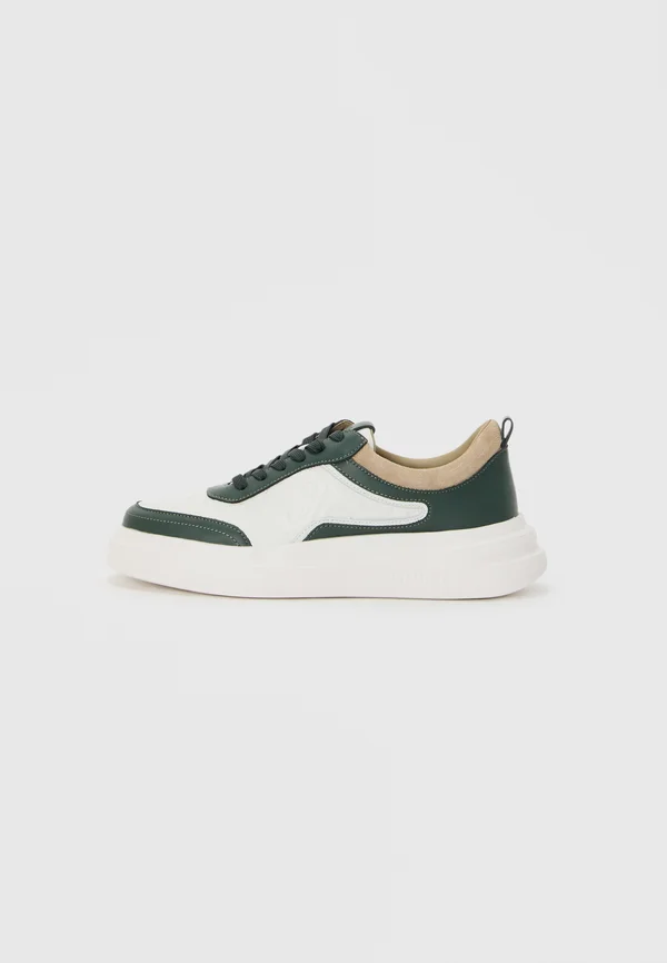 ELBANO - Sneaker low - white/green