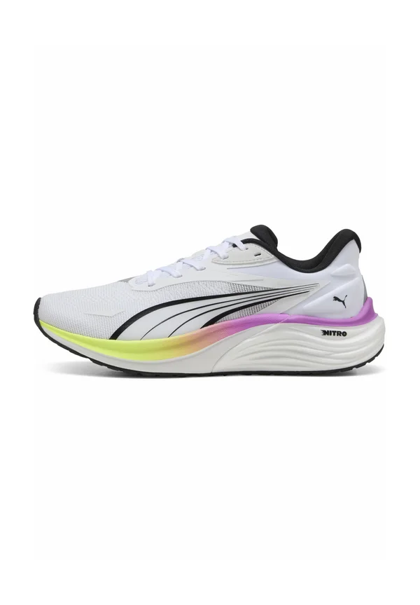 ELECTRIFY NITRO - Laufschuh Straße - puma white pure magenta yellow alert