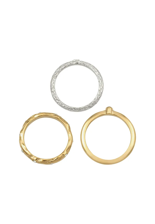 ELEGANT SPARKLING STACK - MIT KRISTALLEN VON SWAROVSKI® - Ring - bicolor