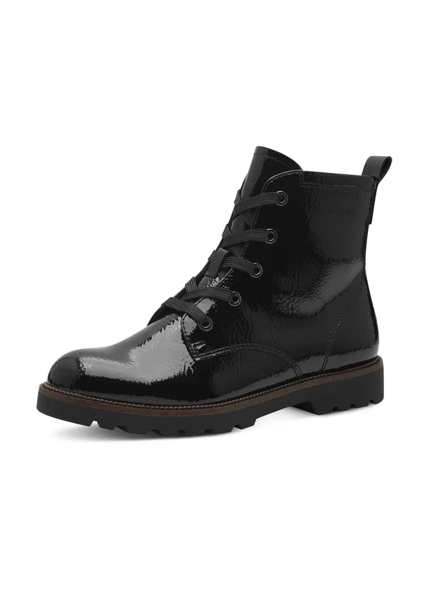 ELEGANTE MIT TOUCH-IT - Plateaustiefelette - black patent