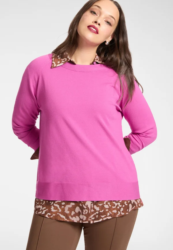 ELENA MIRÒ - Strickpullover - fucsia