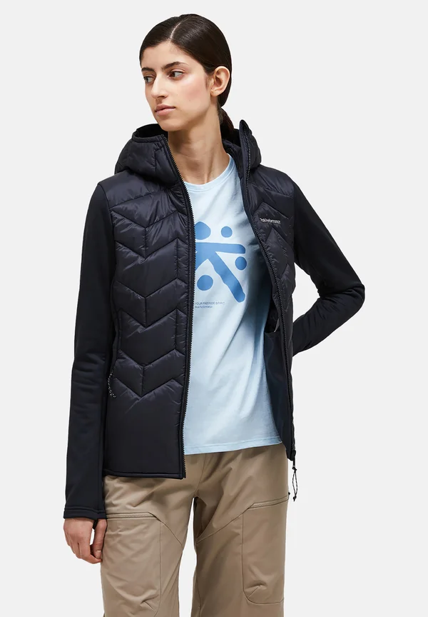 ELEVATE LINER HYBRID HOOD - Outdoorjacke - black