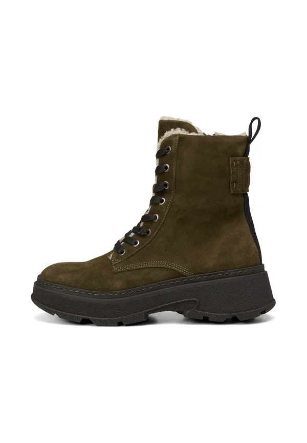 ELISA MIT INNENZIPPER   - Snowboot/Winterstiefel - dark mossy olive