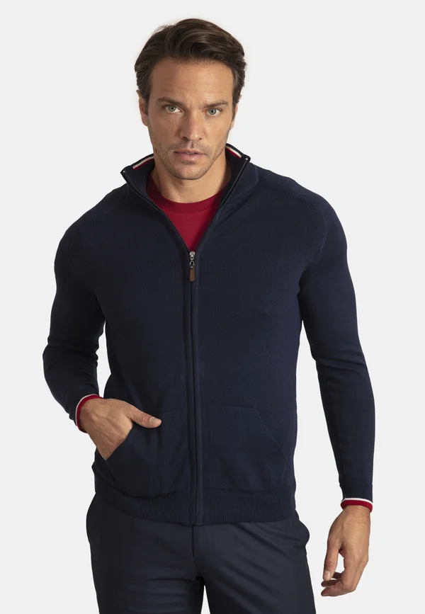 ELKIN - Strickjacke - navy
