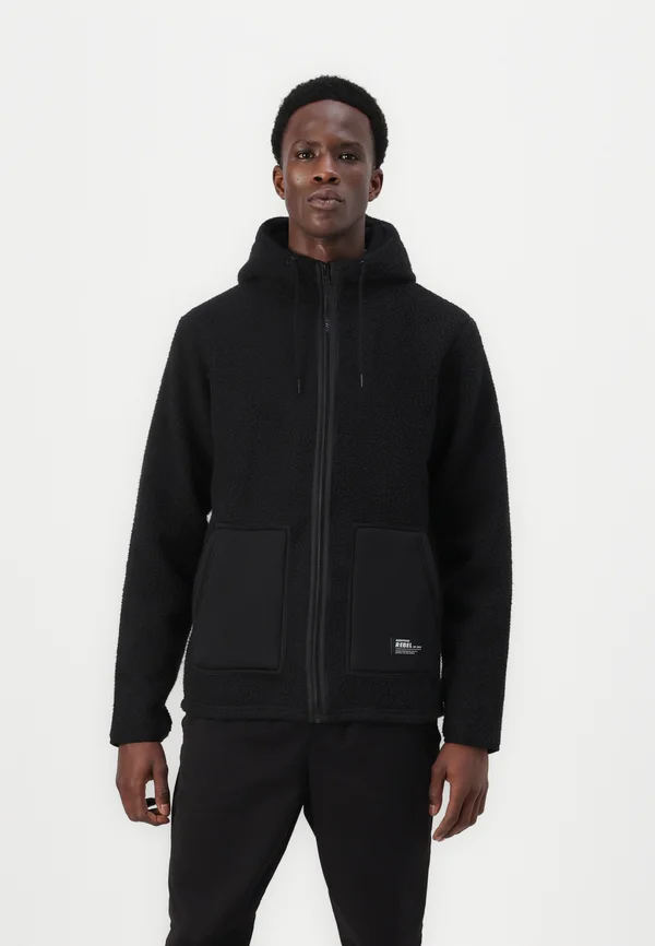 ELMER  - Fleecejacke - black
