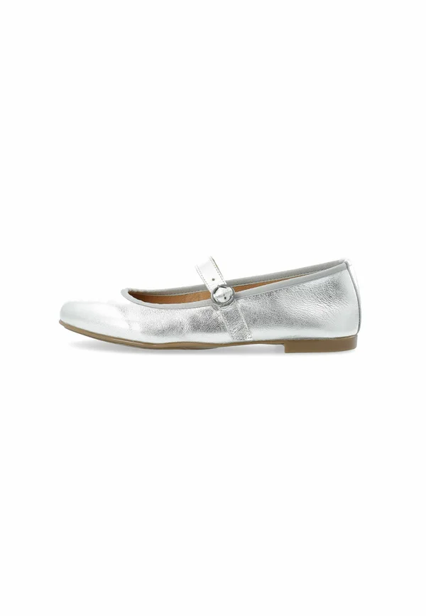ELVIRA MARY JANE  - Riemchenballerina - silver coloured