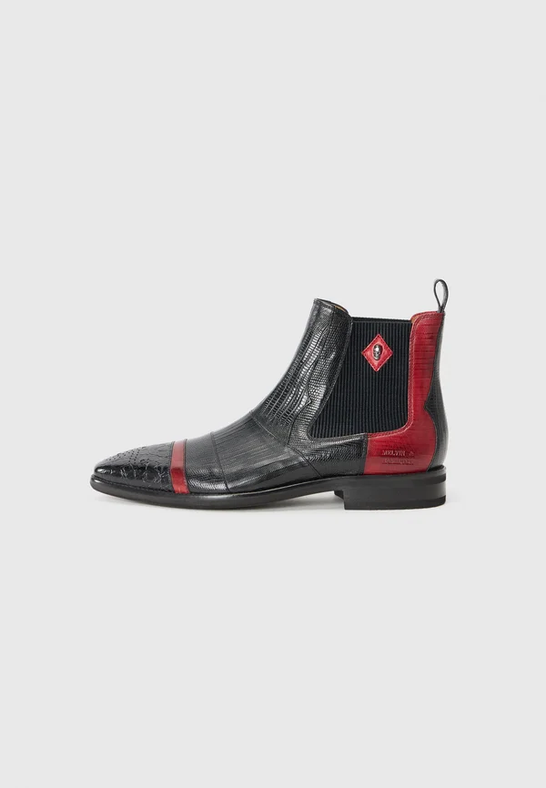 ELVIS 12 - Stiefelette - black/ruby