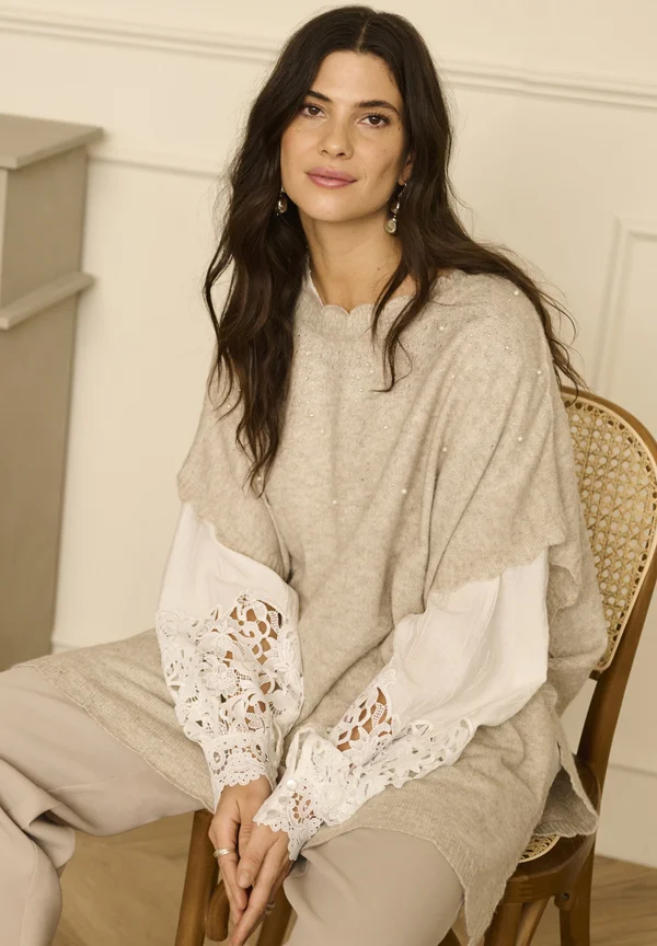 EMANUELLA  - Strickpullover - string melange