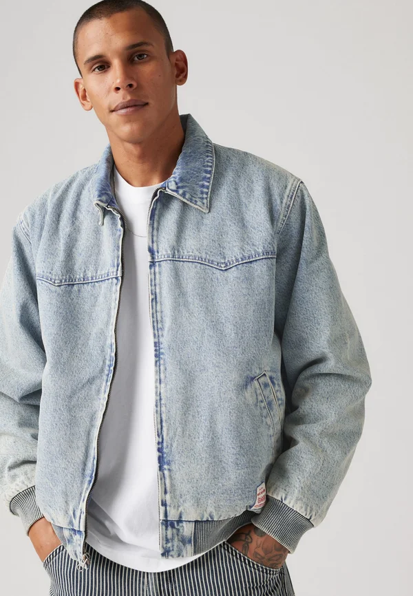 EMBARCADERO AVIATOR - Jeansjacke - sign here jacket