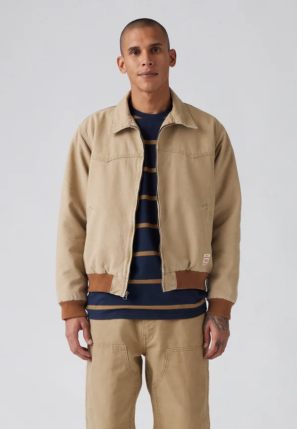 EMBARCADERO AVIATOR - Jeansjacke - tiger's eye