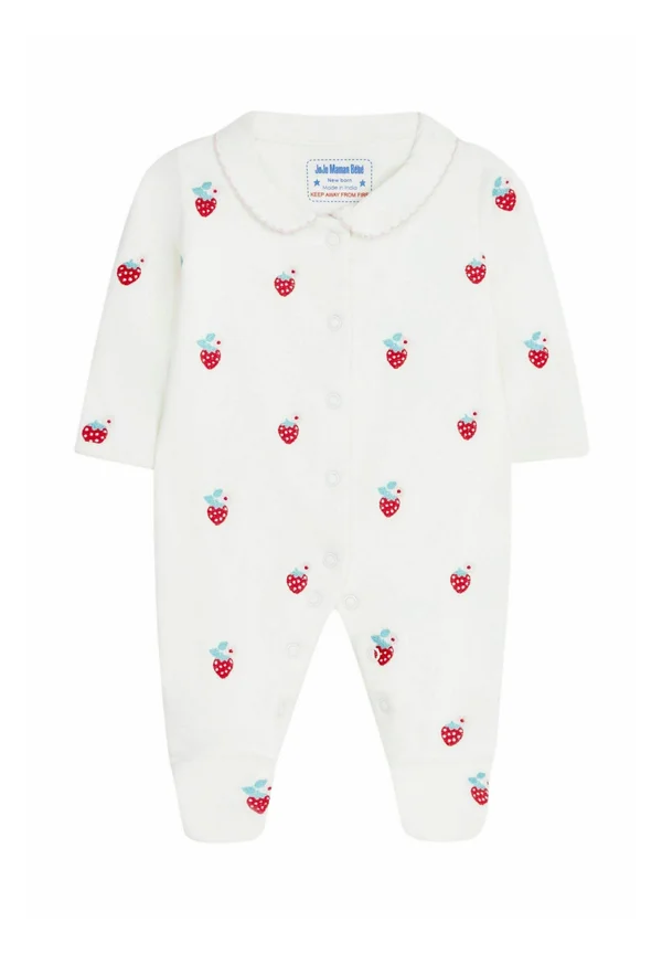 EMBROIDERED REGULAR FIT - Strampler - strawberry