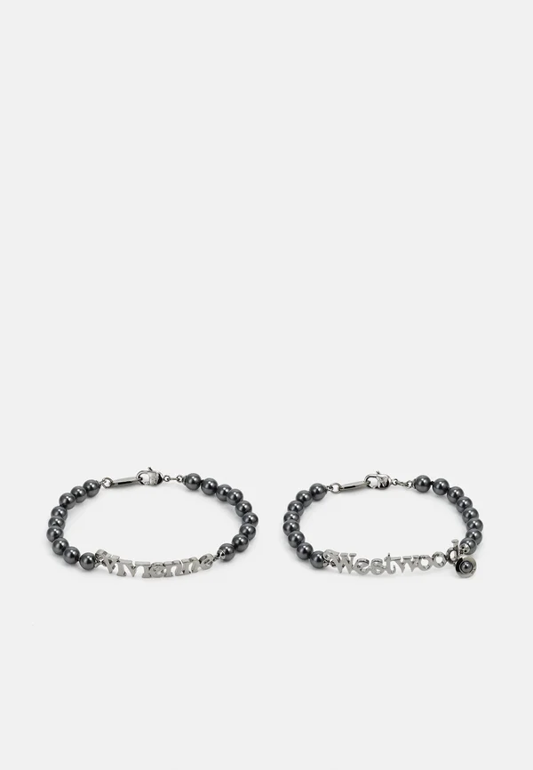 EMILIO BRACELET 2 PACK UNISEX - Armband - black