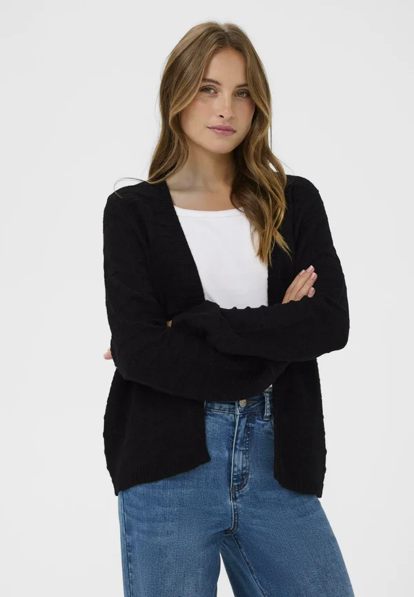EMRIA - Strickjacke - black deep
