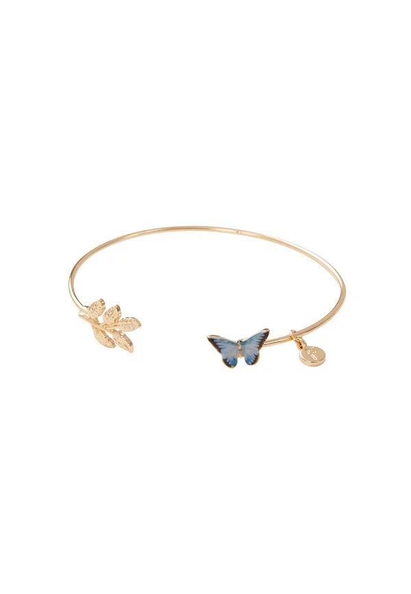 ENAMEL BUTTERFLY - Armband - gold coloured