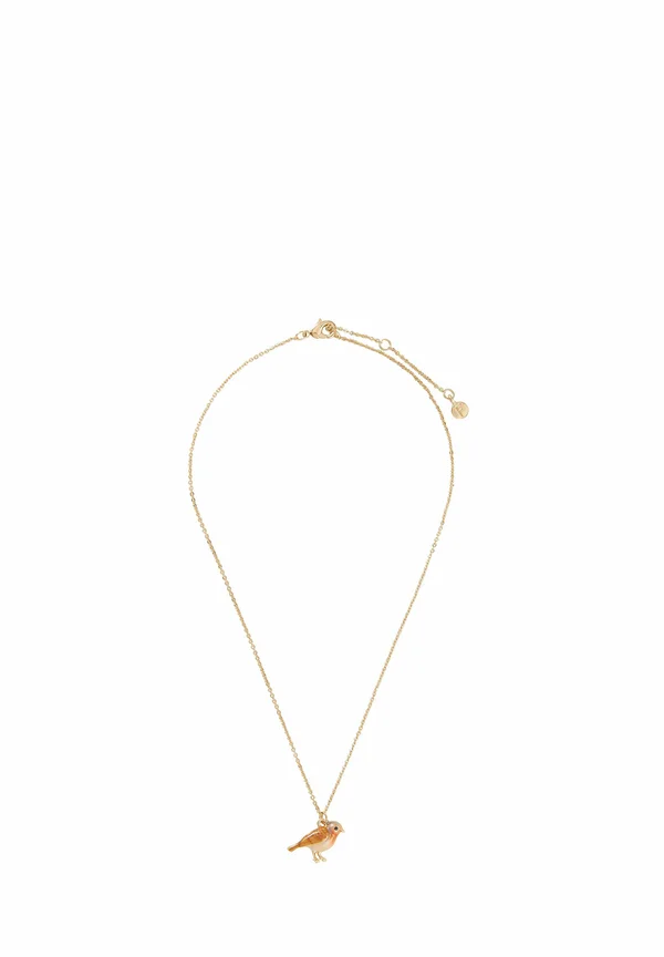 Enamel Robin - Halskette - goldcoloured