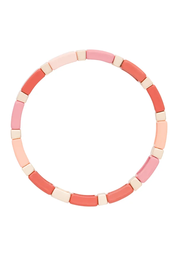 Enamel Tiles - Armband - red