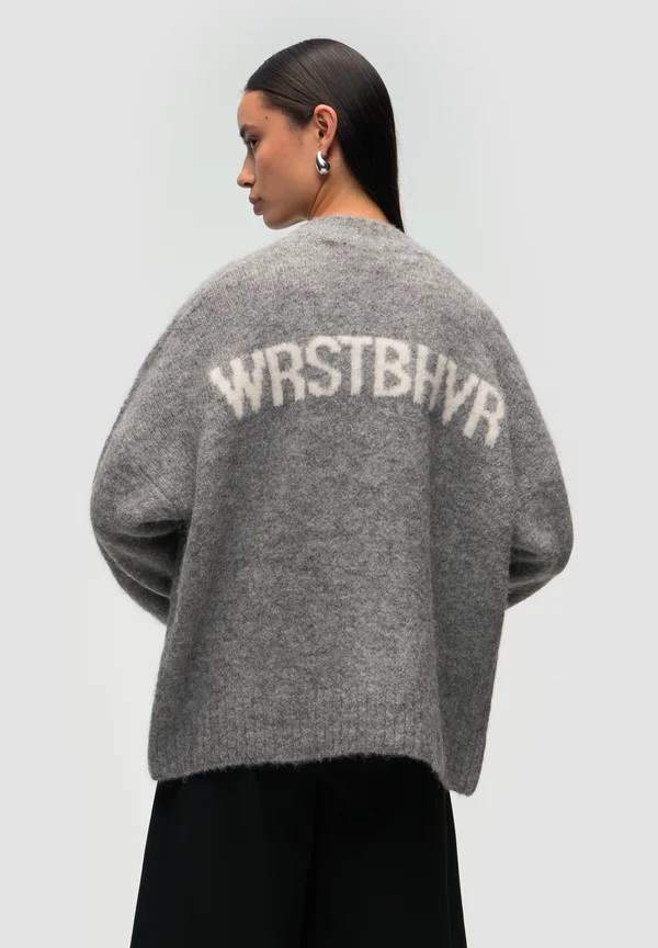 ENCI - Strickjacke - dark gray melange