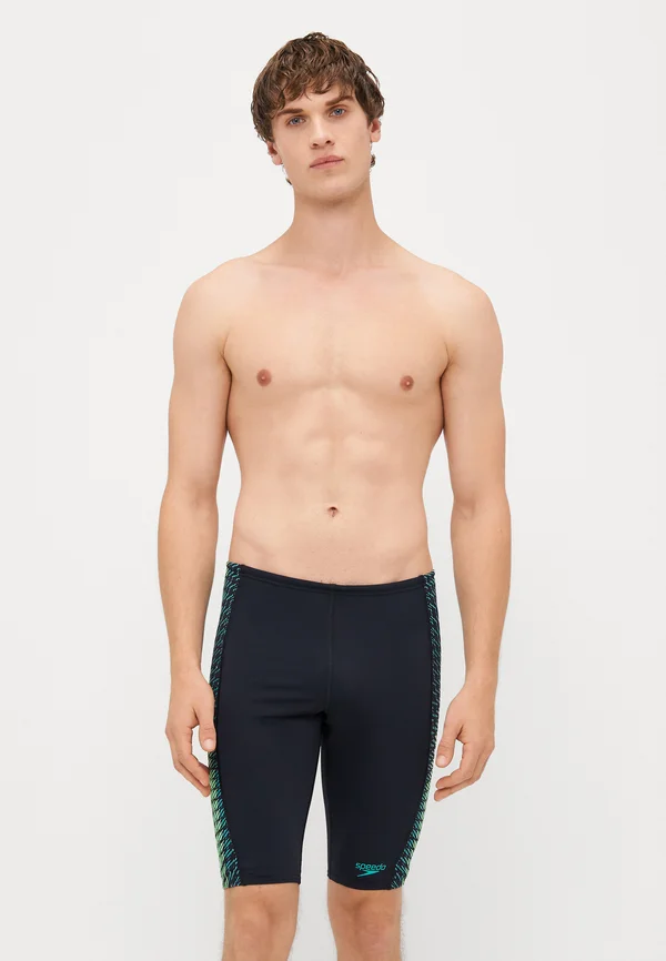 END TECH PANEL JAMMER - Badehose Pants - black/turquoise gem