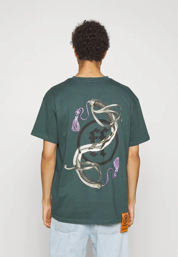 ENDLESS OVERSIZED TEEUNISEX - T-Shirt print - bottlegreen