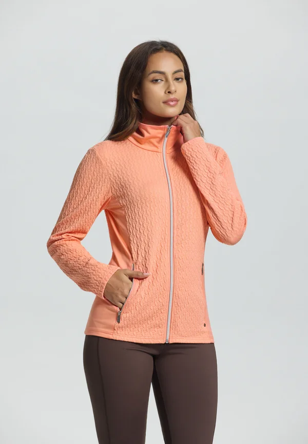 ENGELSBY - Trainingsjacke - aprikose