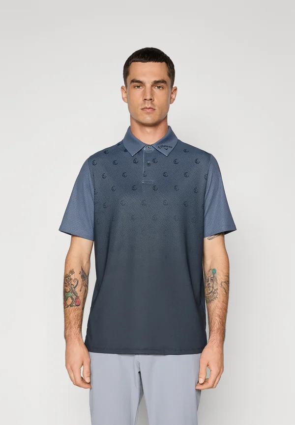 ENGINEERED PRINT  - Poloshirt - caviar
