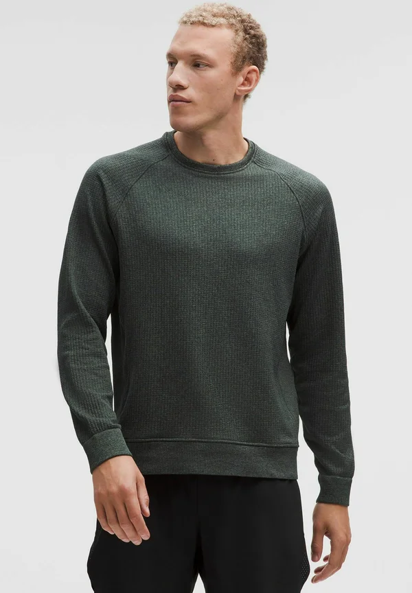 ENGINEERED WARMTH LONG-SLEEVE CREW - Strickpullover - palm deco black