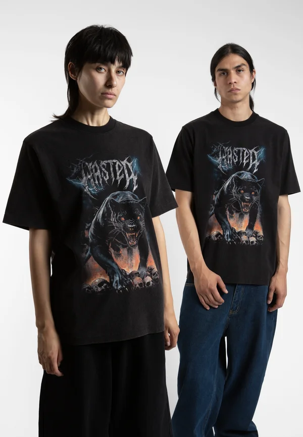 ENRAGED UNISEX - T-Shirt print - faded black