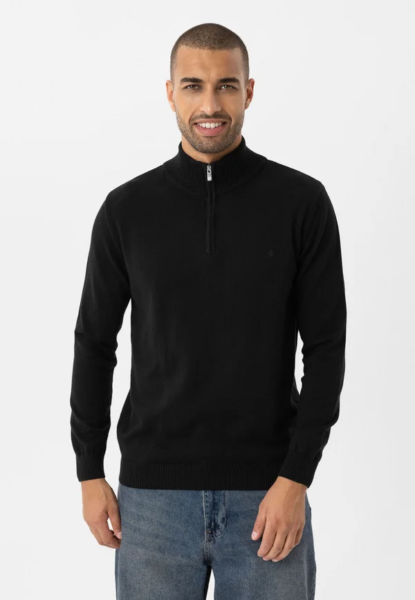 ENRIFO - Strickpullover - black