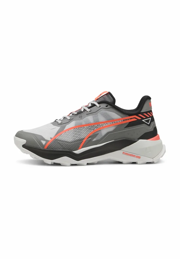 ENTDECKE NITRO - Laufschuh Trail - cast iron glowing red feather gray