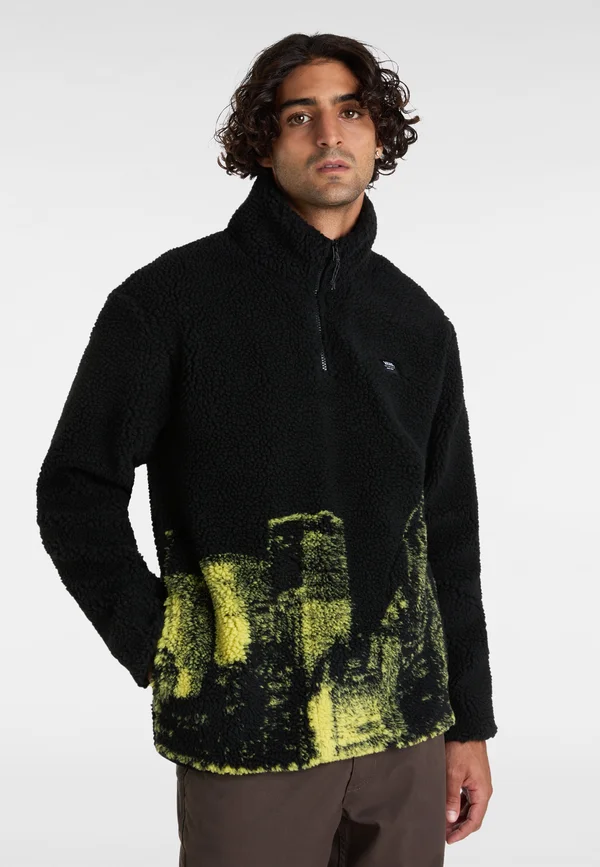 EPITOME - Fleecepullover - black