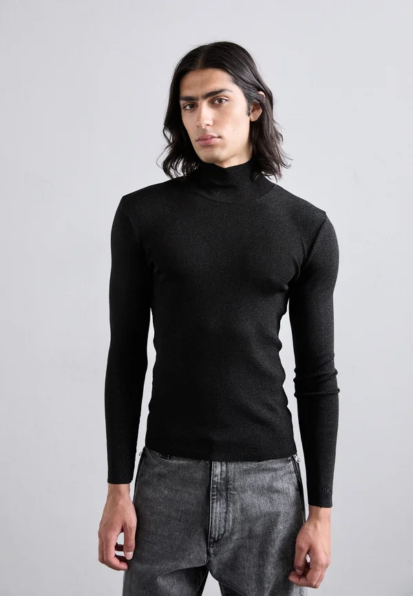 EQUINOX TURTLENECK - Strickpullover - black
