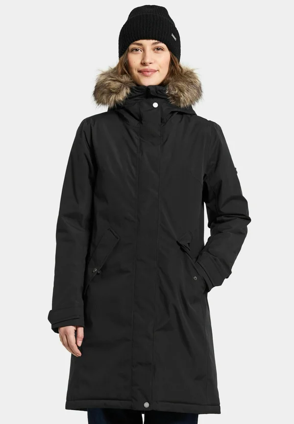 ERNA - Wintermantel - black